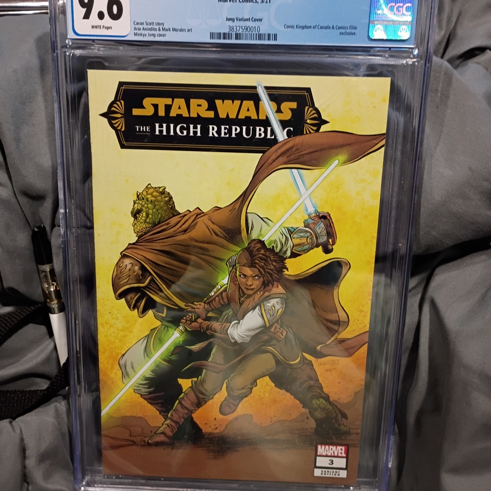 Marvel Star Wars The High Republic 3 CGC 9.6 Comics Elite Variant